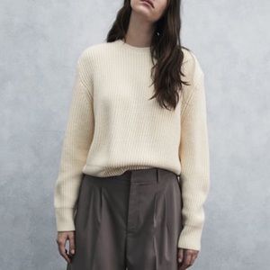 Zara XL white/cream sweater NWOT